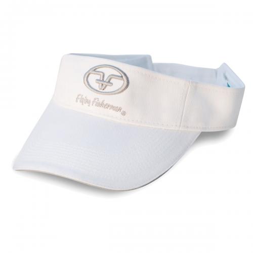 Microfiber Logo Visor White HVS1502 Microfiber Logo Visor White HVS1502