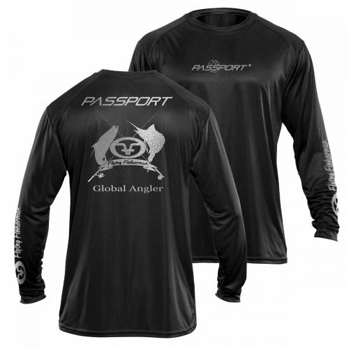 Passport Performance Tee L/S Black TL1400B Passport Performance Tee L/S Black TL1400B