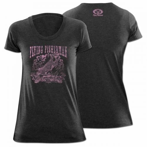 Tarpon Outlaw Ladies Tee Charcoal T1706C Tarpon Outlaw Ladies Tee Charcoal T1706C
