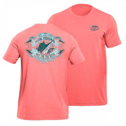 Cigar Label Tee Coral T1713C Cigar Label Tee Coral T1713C