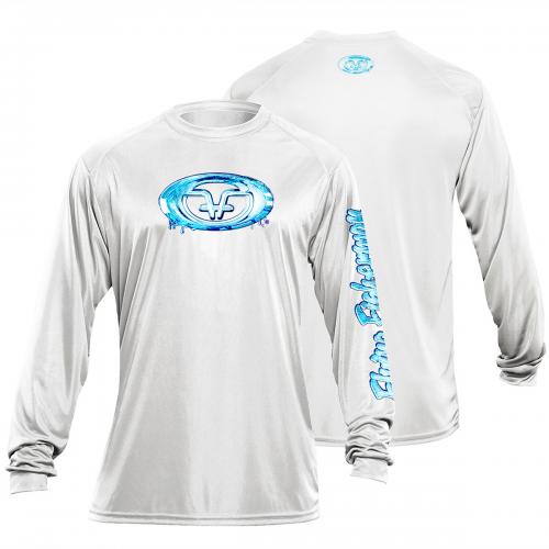 Water Logo Performance Tee White TL1405W Water Logo Performance Tee White TL1405W