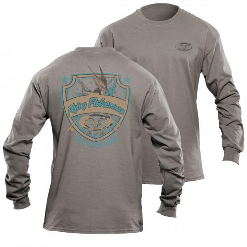 Shield L/S Tee Gray Triblend TL1710G Shield L/S Tee Gray Triblend TL1710G