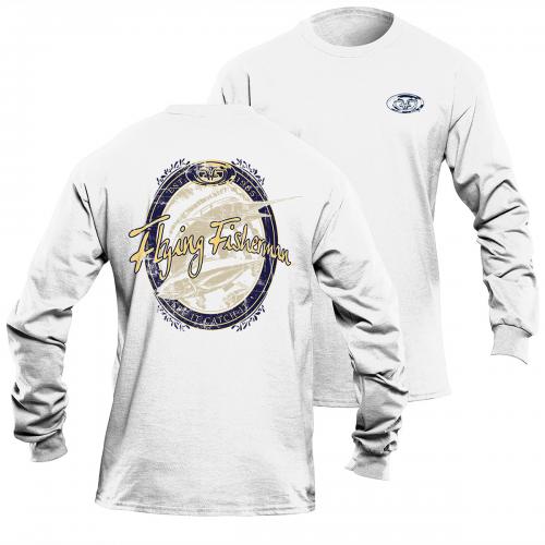 Beer Label L/S Tee White TL1711W Beer Label L/S Tee White TL1711W