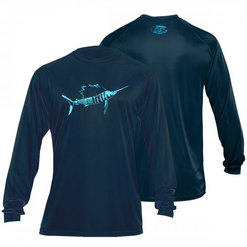Sailfish L/S Performance Tee Navy TL1403N Sailfish L/S Performance Tee Navy TL1403N