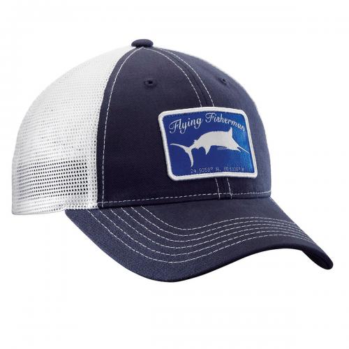 Marlin Trucker Hat - Navy/White H1721