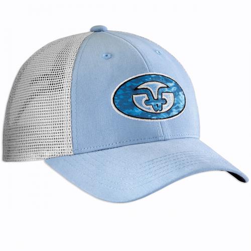 Water Camo Trucker Hat - Blue H1771 Water Camo Trucker Hat - Blue H1771