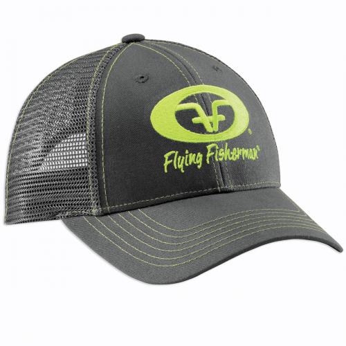 Neon Green Logo Hat - Graphite H1776 Neon Green Logo Hat - Graphite H1776