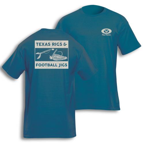 Rigs & Jigs Tee Cool Blue T1721B Rigs & Jigs Tee Cool Blue T1721B