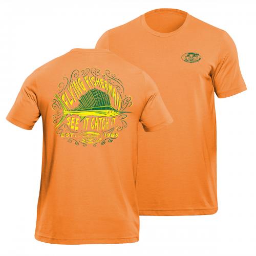 Chalk Sailfish Tee Orange T1712O Chalk Sailfish Tee Orange T1712O
