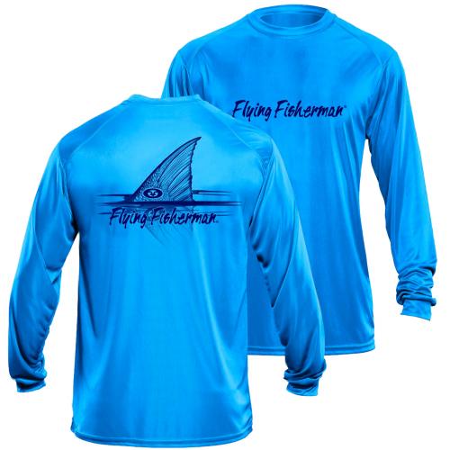 Redfish L/S Performance Tee Blue TL1407B