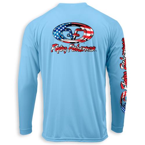 Stars & Stripes L/S Performance Shirt Blue Mist TL1420B