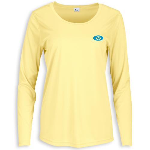 Women's L/S Permormance Shirt Pale Yellow TL1422Y