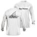 Redfish L/S Performance Tee White TL1407W