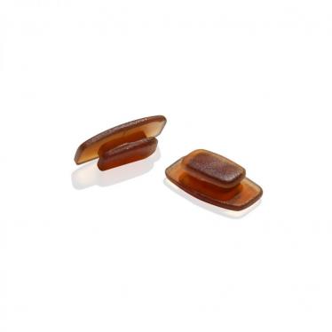 Replacement Nose Pads for San Jose Sunglasses 7789CA (Set of 2 Brown)