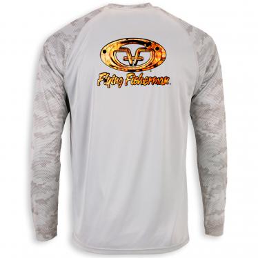 Redfish Skin L/S Performance Shirt Aluminum TL1419A