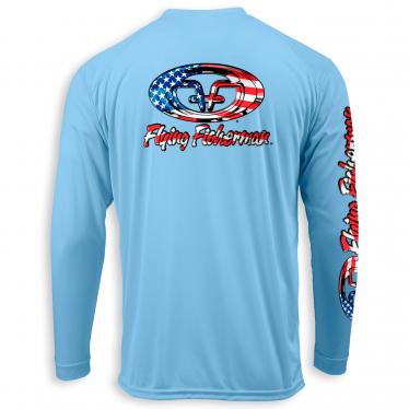 Stars & Stripes L/S Performance Shirt Blue Mist TL1420B